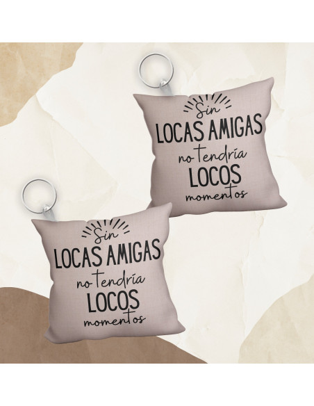 Llavero almohadita día del amigo 2