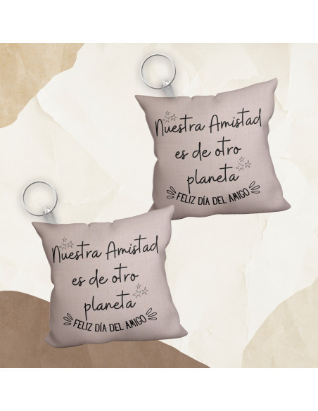 Llavero almohadita día del amigo 2