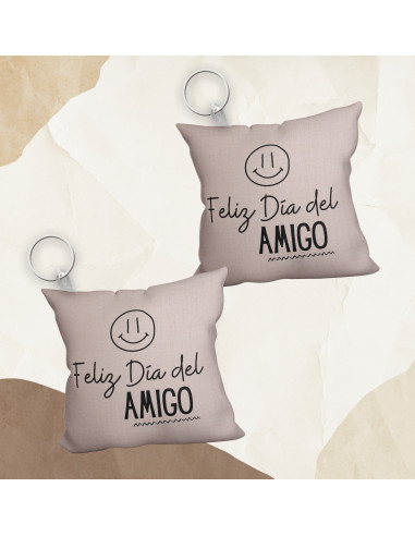 Llavero almohadita día del amigo 2