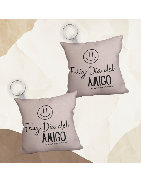 Llavero almohadita día del amigo 2