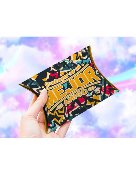 12 DISEÑOS PARA CAJA ALMOHADITA DIA DEL AMIGO