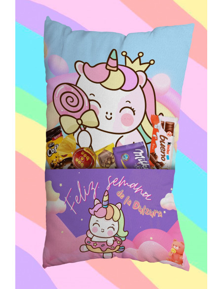 ALMOHADONES CON BOLSILLO SEMANA DE LA DULZURA