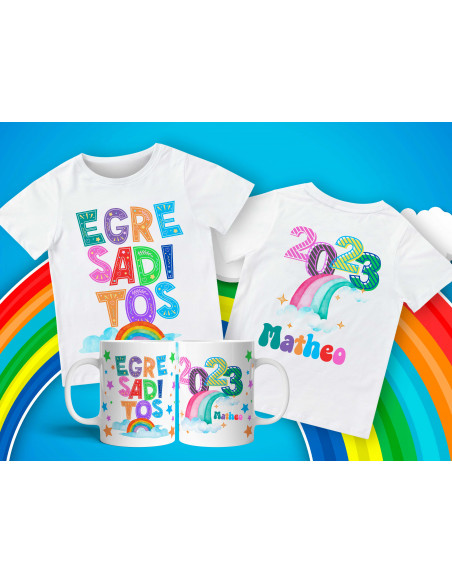 Remera + Taza Egresaditos 2023