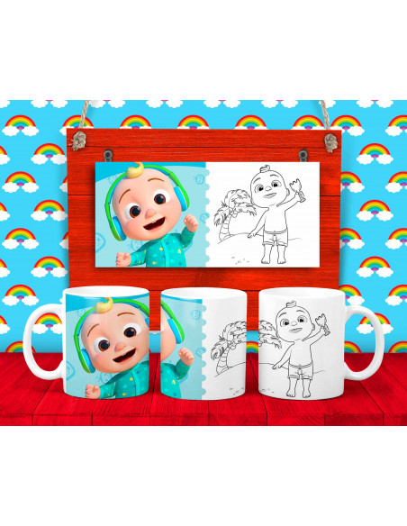 15 DISEÑOS DE TAZAS PARA COLOREAR
