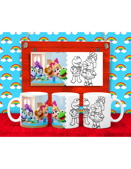 15 DISEÑOS DE TAZAS PARA COLOREAR