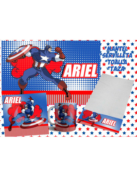 Pack Jardin - Capitan America