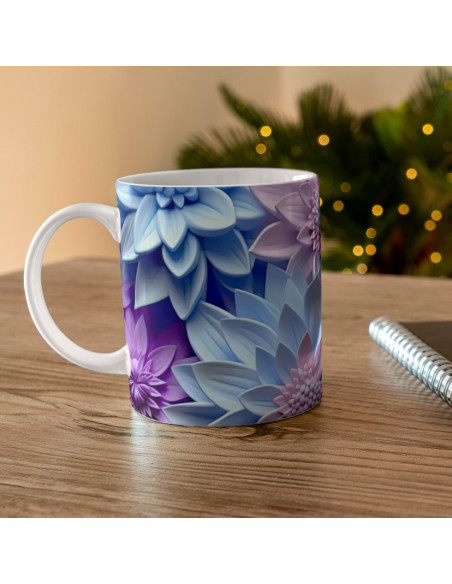 Taza 3D FLORES