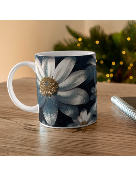 Taza 3D FLORES