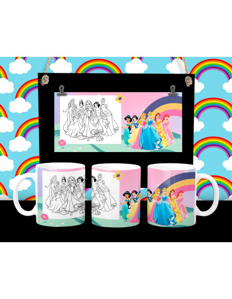 PLANTILLAS PARA TAZAS INFANTILES PINTAR COLOREAR