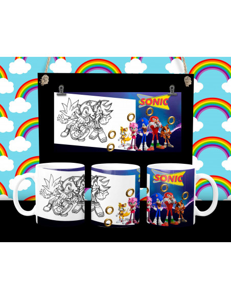 PLANTILLAS PARA TAZAS INFANTILES PINTAR COLOREAR