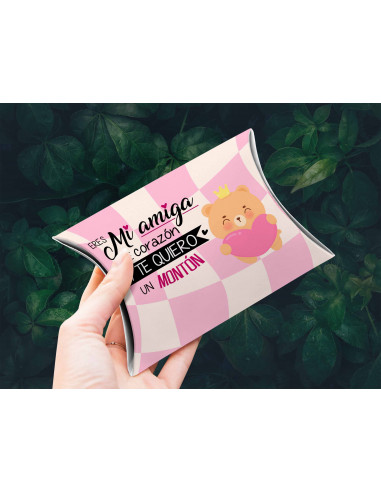 copy of Caja almohada día del amigo...