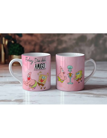 Taza día del amigo frases pack 3