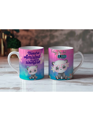 Taza día del amigo frases pack 3