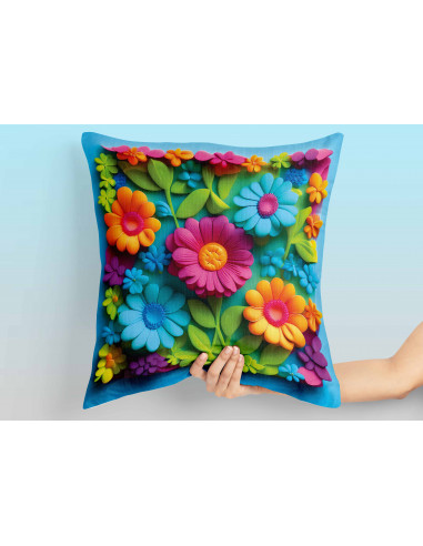 Almohadones Floreado 3d Almohadones Floreado 3d