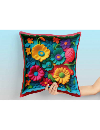Almohadones Floreado 3d Almohadones Floreado 3d