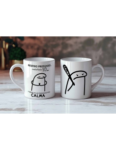 Taza Respiro profundo meme...
