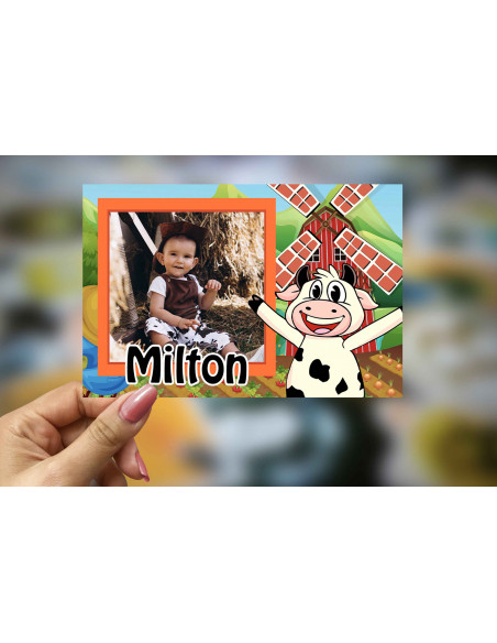 Plantillas para fotos recuerdo -  Vaca Lola