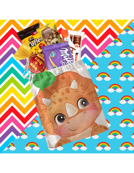 55 DISEÑOS PARA BOLSITAS INFANTILES-DÍA DEL NIÑO