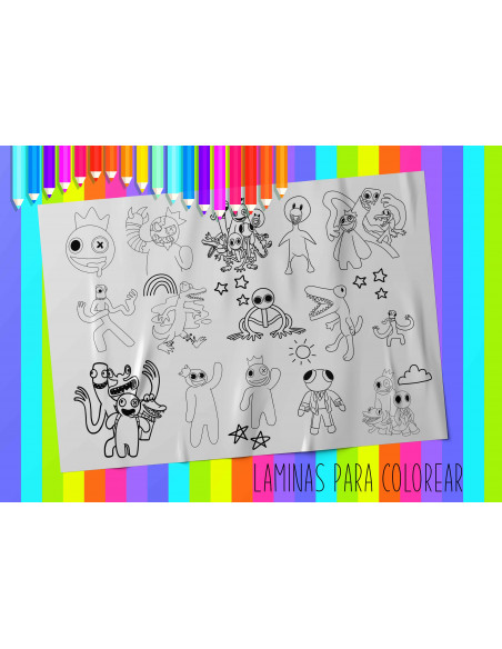 LAMINAS PARA COLOREAR PACK 5