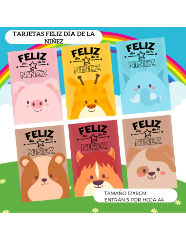 TARJETAS FELIZ DIA DE LA NIÑEZ