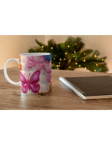 Taza 3D Mariposas