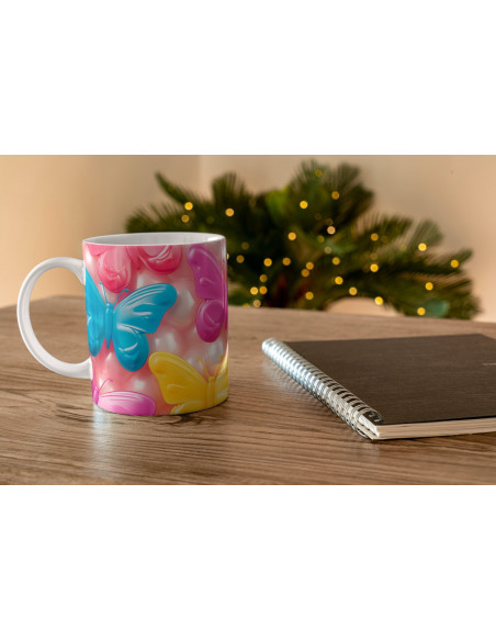 Taza 3D Mariposas