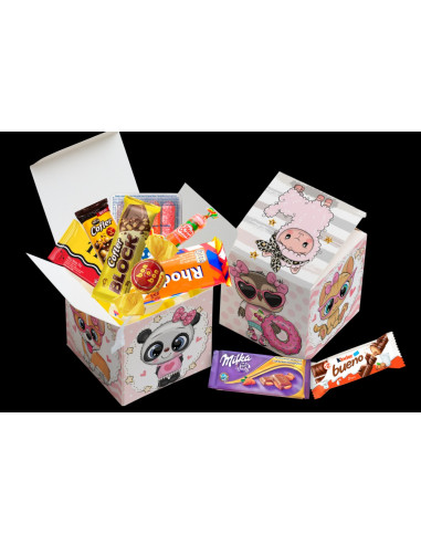 24 DISEÑOS PARA CAJA CUBO SUBLIMADA