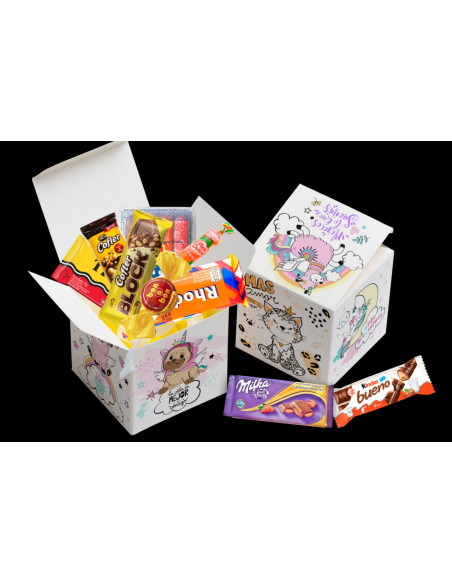 24 DISEÑOS PARA CAJA CUBO SUBLIMADA