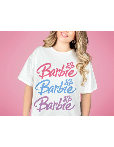 Remeras Barbie pack 2