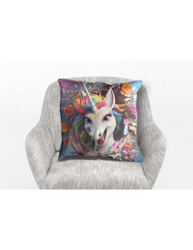 Almohadones 3d Unicornio