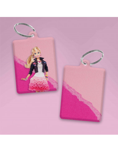 LLAVEROS RECTANGULAR BARBIE