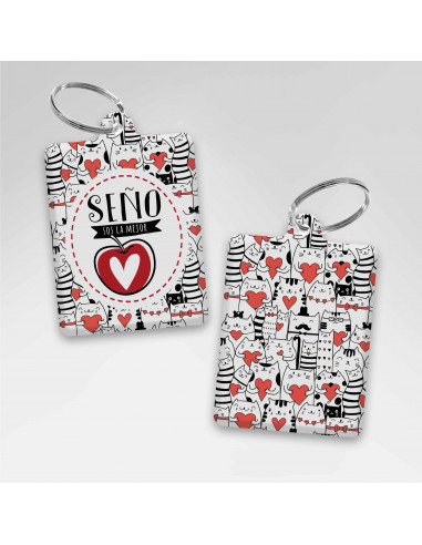 LLAVEROS RECTANGULAR DIA DEL MAESTRO...