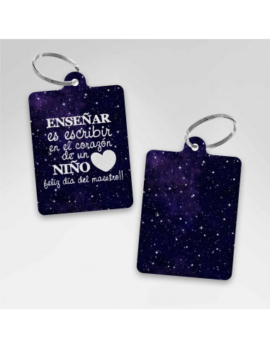 LLAVEROS RECTANGULAR DIA DEL MAESTRO...