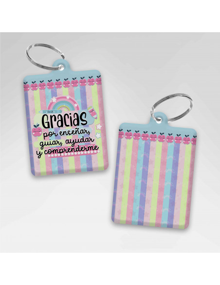 copy of LLAVEROS RECTANGULAR DIA DEL MAESTRO - PACK 1