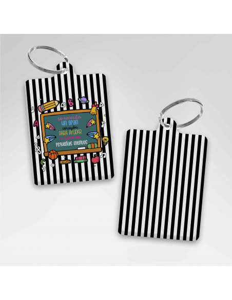 copy of LLAVEROS RECTANGULAR DIA DEL MAESTRO - PACK 1