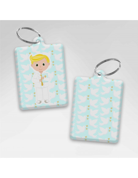 Llavero rectangular comunión