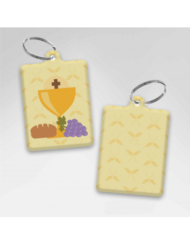 Llavero rectangular comunión