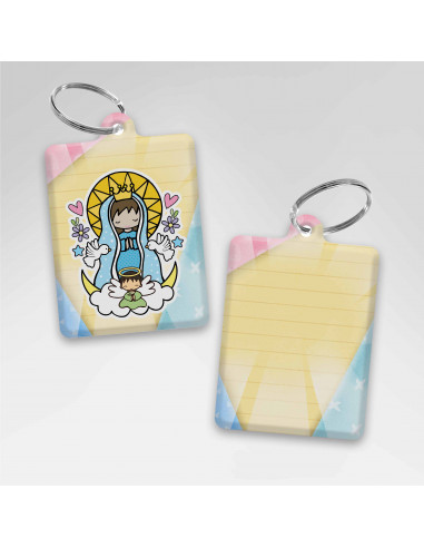 Llavero rectangular comunión