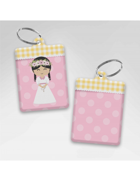 Llavero rectangular comunión