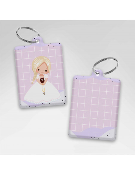 Llavero rectangular comunión