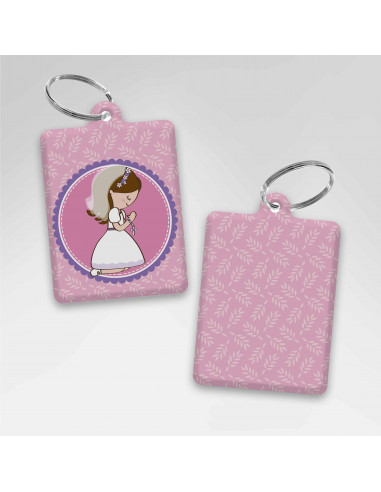 Llavero rectangular comunión