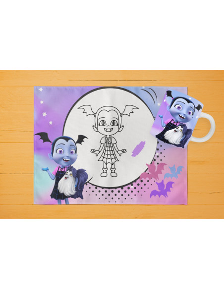 42 DISEÑOS DE INDIVIDUALES+ TAZA PARA PINTAR/COLOREAR