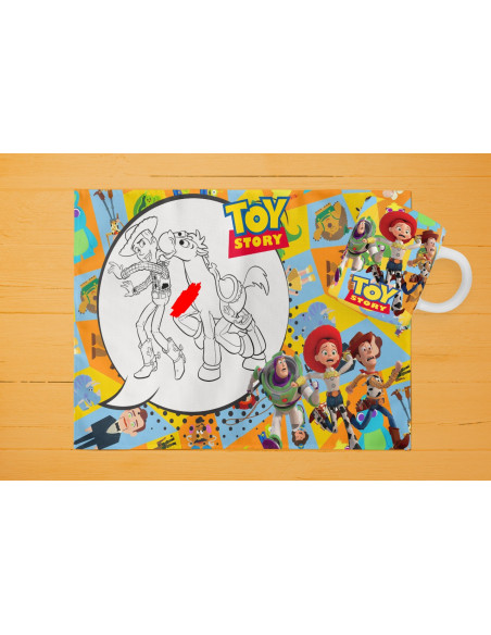 42 DISEÑOS DE INDIVIDUALES+ TAZA PARA PINTAR/COLOREAR