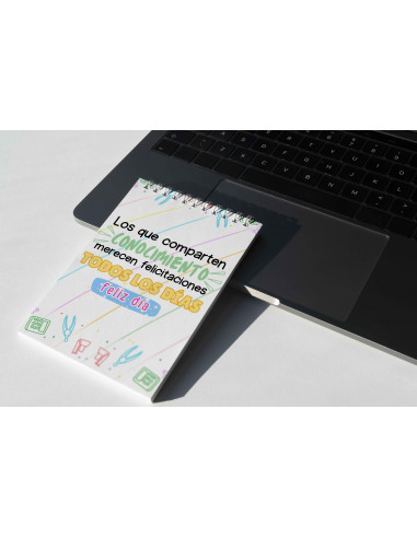 Anotadores día del maestro