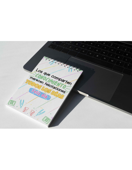 Anotadores día del maestro