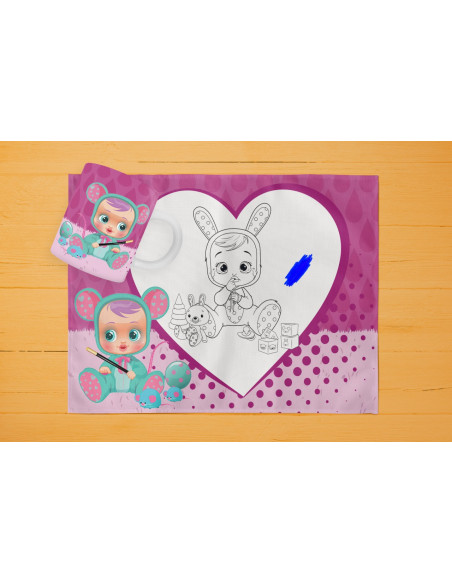 42 DISEÑOS DE INDIVIDUALES+ TAZA PARA PINTAR/COLOREAR