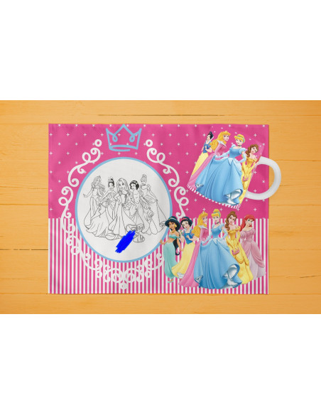 42 DISEÑOS DE INDIVIDUALES+ TAZA PARA PINTAR/COLOREAR