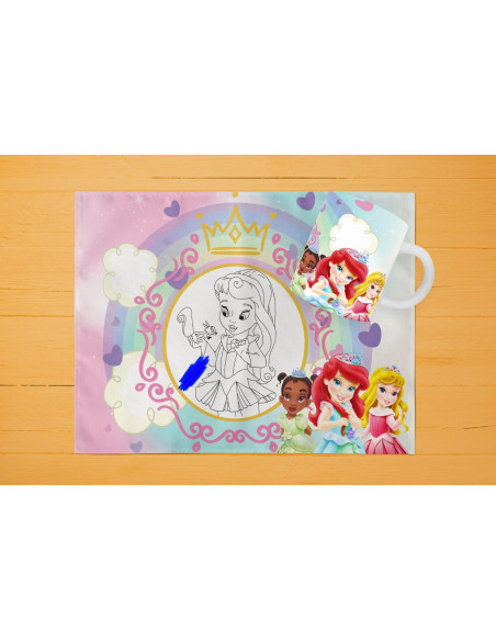 42 DISEÑOS DE INDIVIDUALES+ TAZA PARA PINTAR/COLOREAR