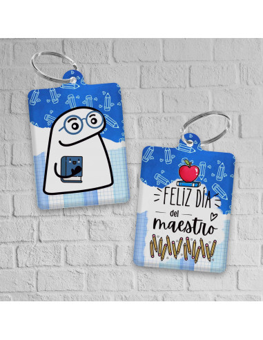 LLAVEROS RECTANGULAR DIA DEL MAESTRO...