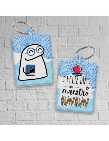 LLAVEROS RECTANGULAR DIA DEL MAESTRO...